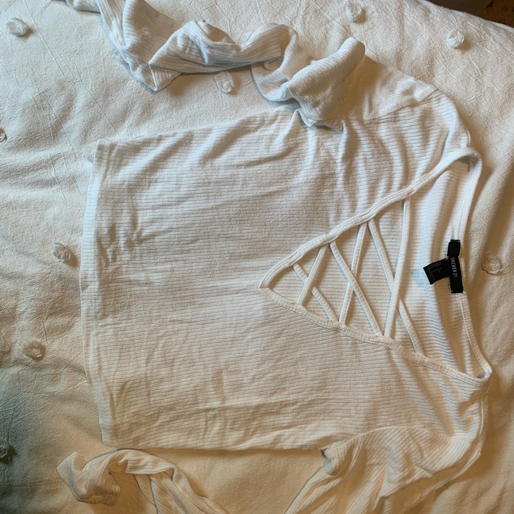 white long sleeve shirt